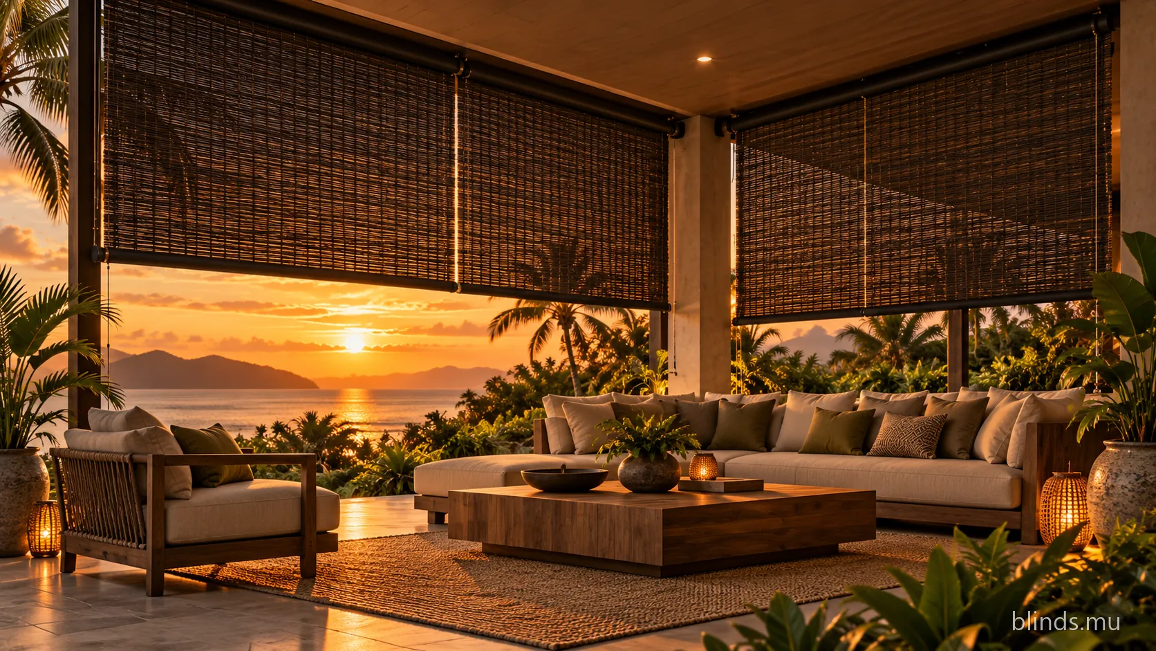 Outdoor blinds · terrace