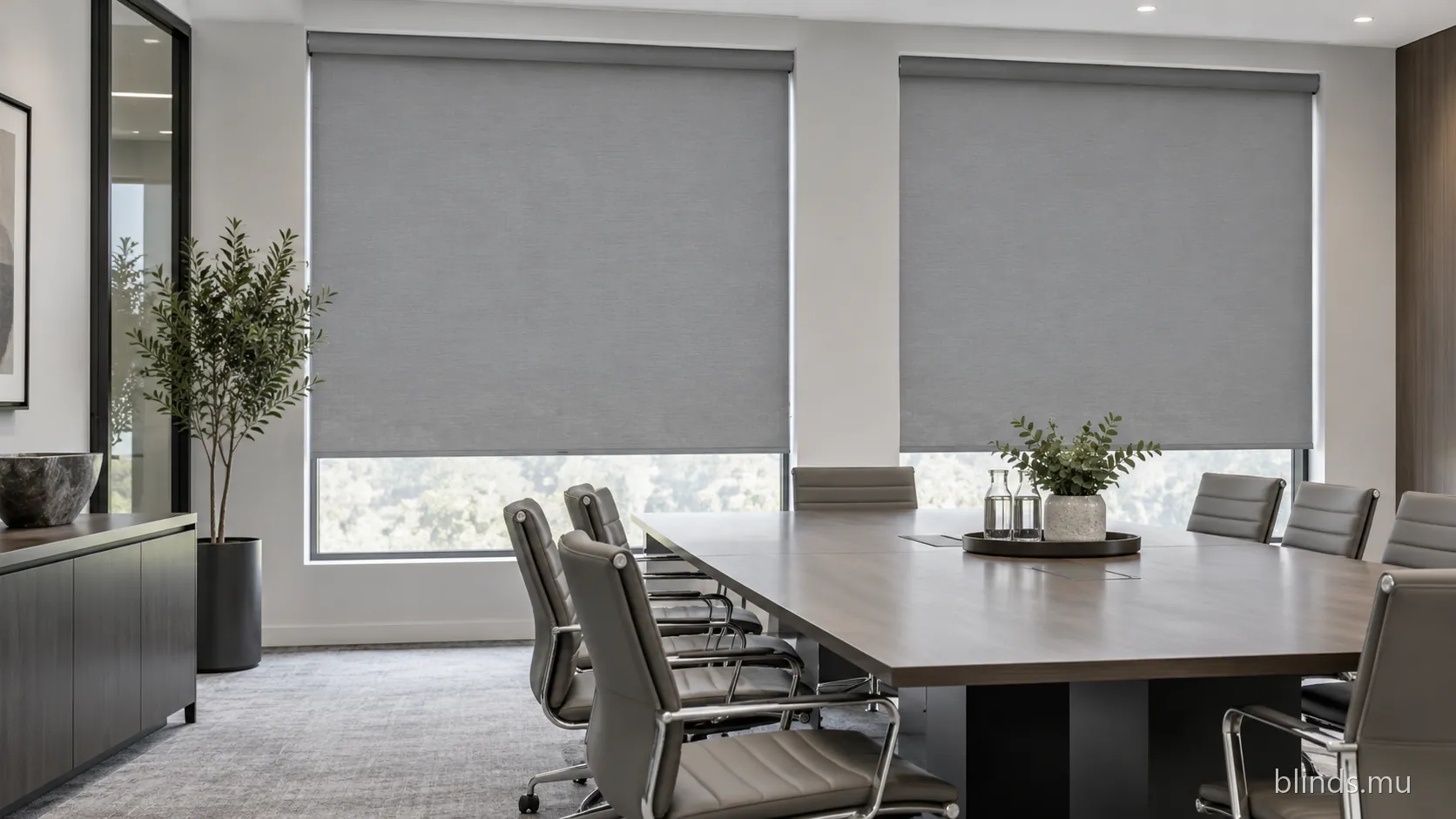 Meeting room · Roller blinds